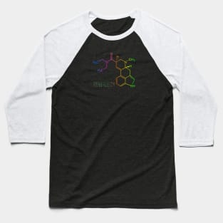 Lysergic Acid Diethylamide - LSD Science Baseball T-Shirt